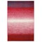 Ombre Red Area Rug 5 X 76" Modern Indoor Carpet Machine Made Gradient Design